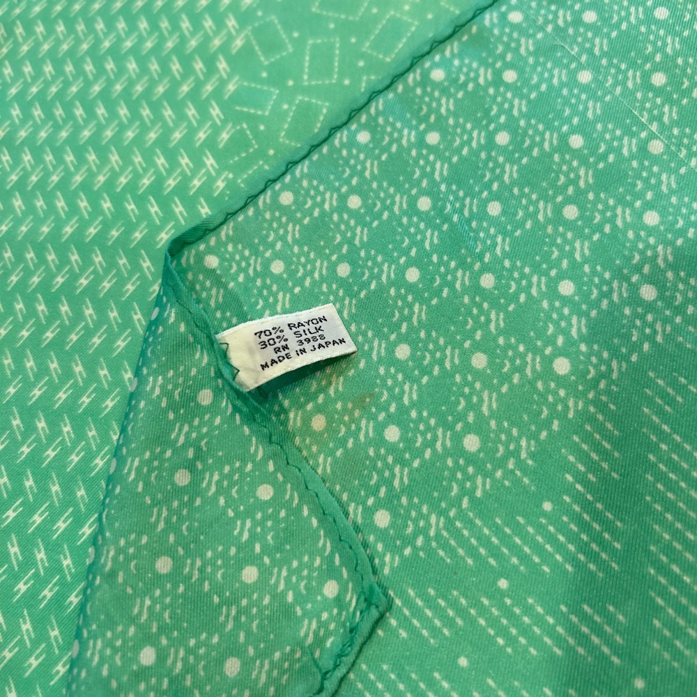 Vintage Sea Green Scarf